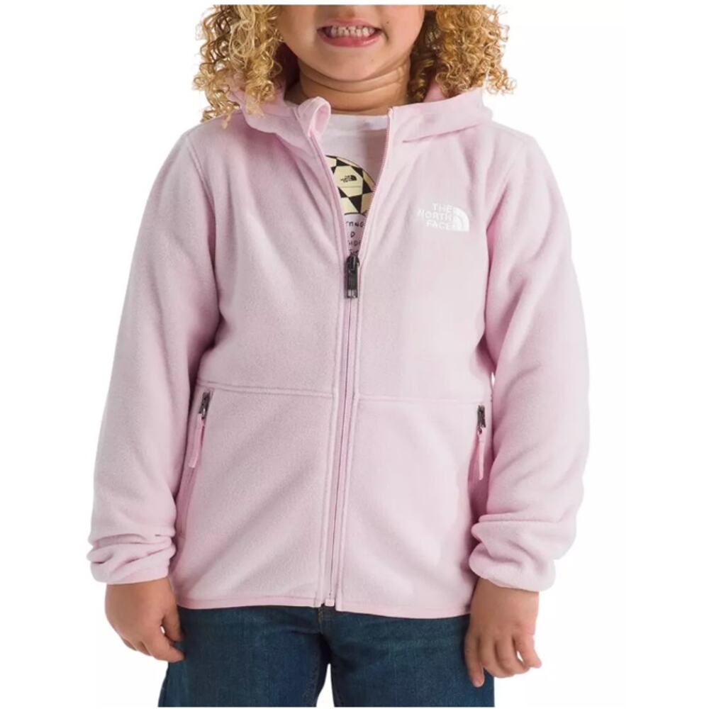 The North Face Girls 18-24 months Glacier Full-Zip Fleece Hoodie Light Pink